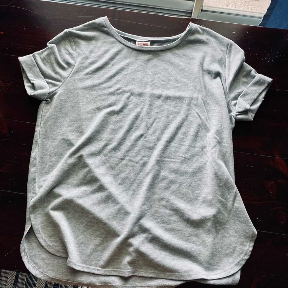 Mossimo Supply Co. Simple Gray Tee